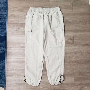 Nike sportswear cargo pants adjustable ankle tie size XL outdoor hiking active